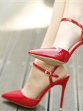 Nise Photo NO.070 Min - red single shoe with tip tip(34)